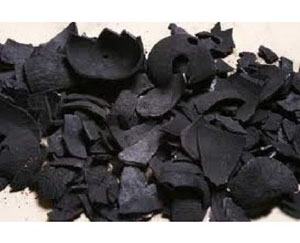 Gáo dừa là nguyên liệu phù hợp để sản xuất than hoạt tính